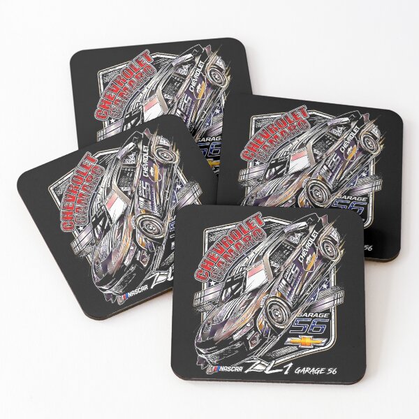 Item preview, NASCAR Garage 56 Chevrolet Camaro ZL1 Race Car Illustration designed and sold by RacetrackGear.