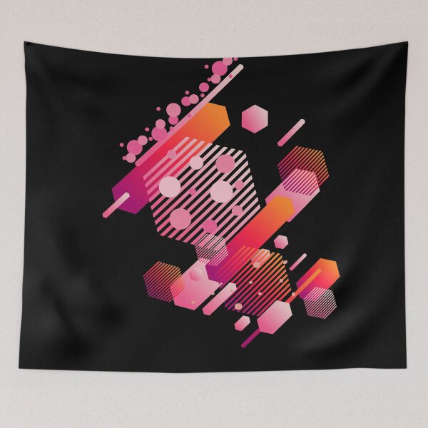 Item preview, Abstract Geometric Pulse designed and sold by Khadigadesings.