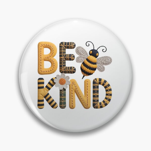 Item preview, Bee Kind Knitted Typography - Cute Crochet Bumblebee Graphic designed and sold by aseelbrand.