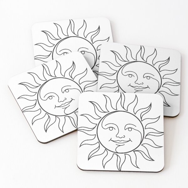 Item preview, Boho Fine Line Celestial Sun designed and sold by BetweenForms.