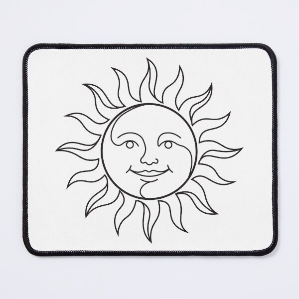 Item preview, Boho Fine Line Celestial Sun designed and sold by BetweenForms.