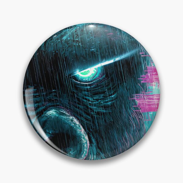 Item preview,  Cyberpunk Gorilla Neon Glitch - Futuristic Kaiju Ape designed and sold by Neo Tokio.
