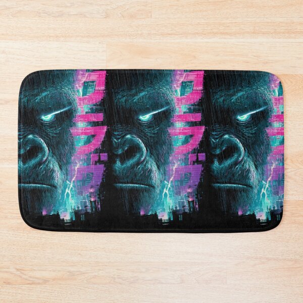 Item preview,  Cyberpunk Gorilla Neon Glitch - Futuristic Kaiju Ape designed and sold by Neo Tokio.