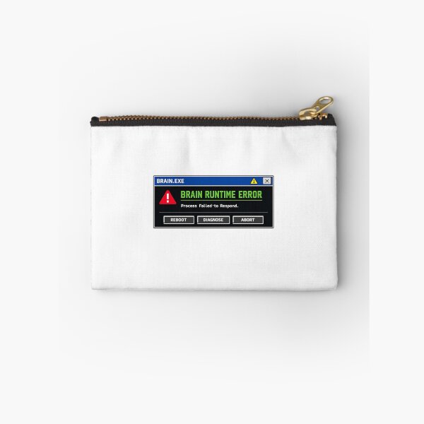 Item preview, Brain.exe Runtime Error Funny Retro Programmer designed and sold by MagicMicki.