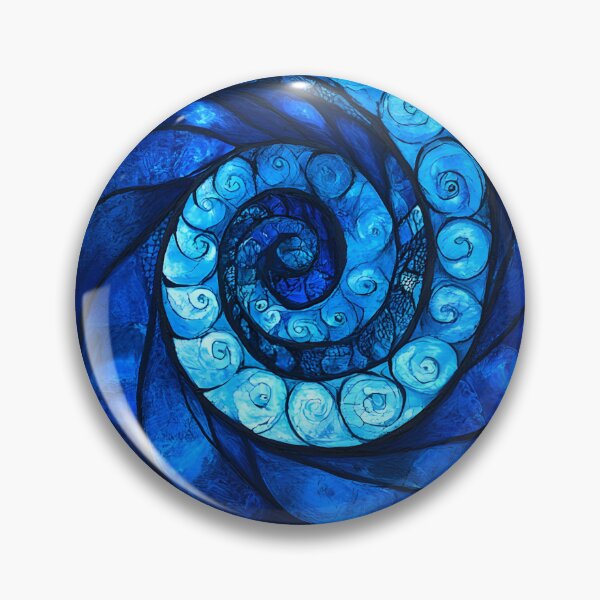 Item preview, New Zealand Māori Paua Koru Trillwave Design  designed and sold by GrinGalore.