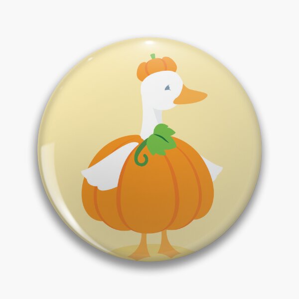 Item preview, Pumpkin Goose – Funny Autumn Halloween Goose Design designed and sold by Amimi-Makes.