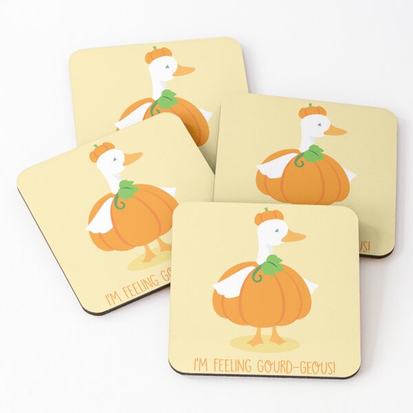Item preview, Pumpkin Goose – Funny Autumn Halloween Goose Design designed and sold by Amimi-Makes.