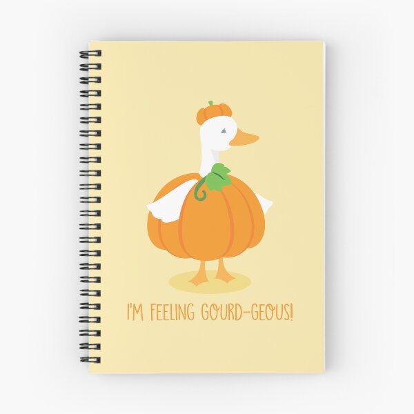 Item preview, Pumpkin Goose – Funny Autumn Halloween Goose Design designed and sold by Amimi-Makes.