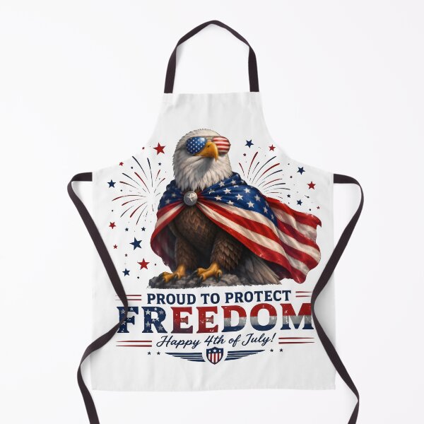 Item preview, Proud To Protect Freedom – Patriotic Bald Eagle 4th of July Graphic designed and sold by Bettybee00.