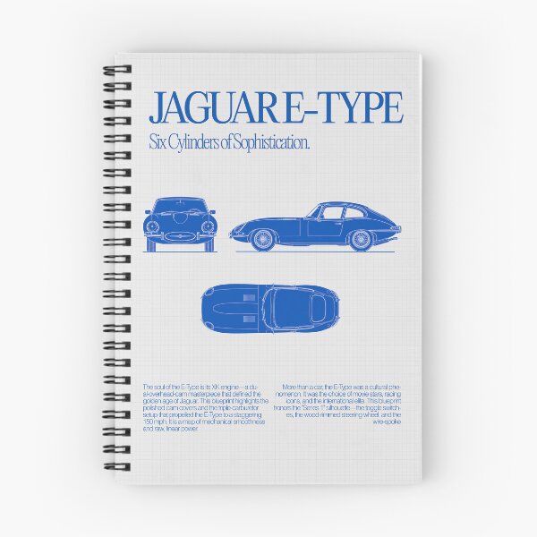 Item preview, Jaguar E-Type Blueprint designed and sold by aliigal.