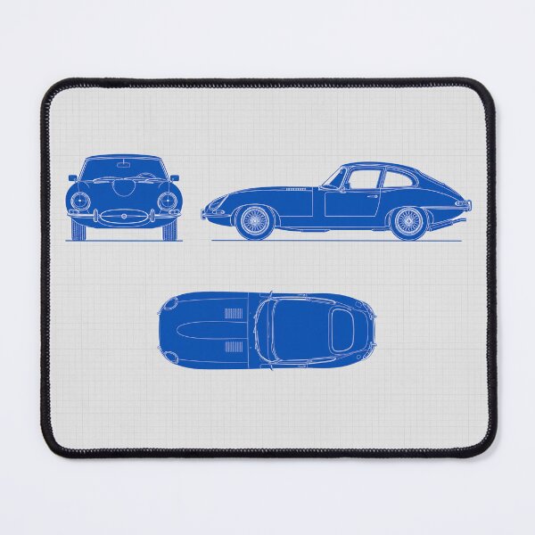 Item preview, Jaguar E-Type Blueprint designed and sold by aliigal.