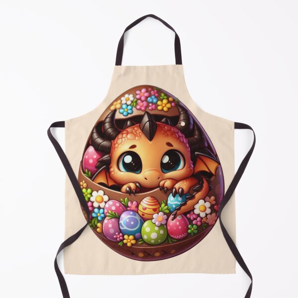 Item preview, Adorable Baby Dragon in Easter Egg designed and sold by NerdiPop.
