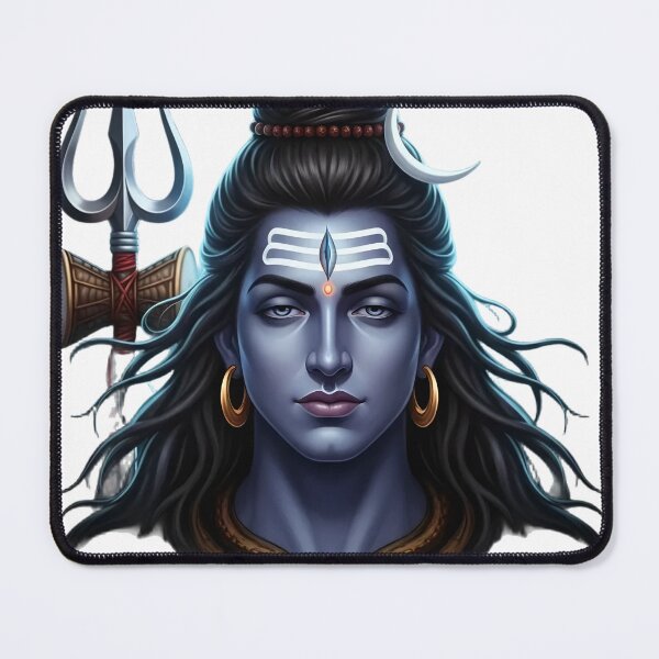 Item preview, Sacred Geometric Shiva – Modern Mahadev Spiritual Art designed and sold by Karma Arts.