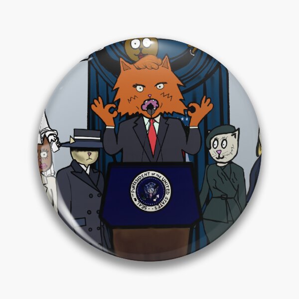 Item preview, Cat-o-strophic Inauguration designed and sold by The Bearded Cat Studio.