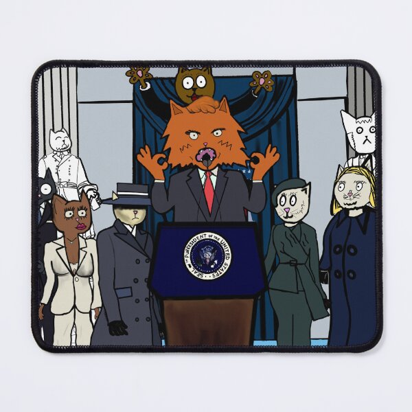 Item preview, Cat-o-strophic Inauguration designed and sold by The Bearded Cat Studio.