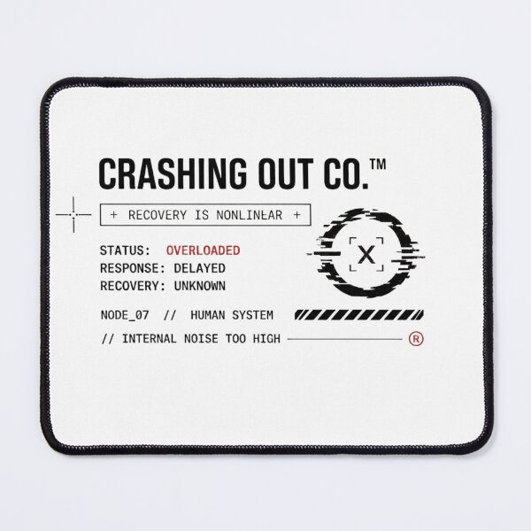 Item preview, CRASHING OUT CO.™ — RECOVERY IS NONLINEAR designed and sold by Crashing Out Co..