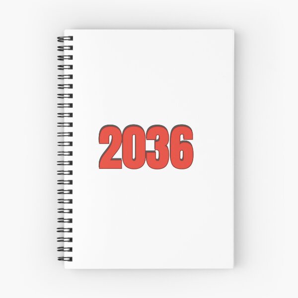 Item preview, 2036 Year Number Date Typography designed and sold by Rasheedaholik.