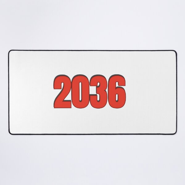 Item preview, 2036 Year Number Date Typography designed and sold by Rasheedaholik.