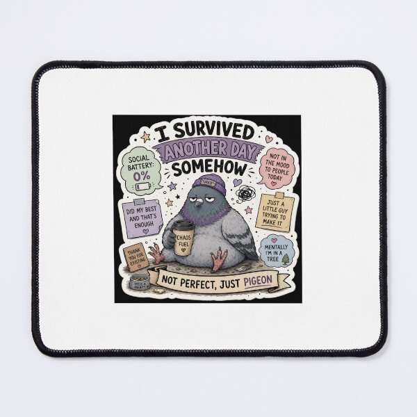 Item preview, Funny Pigeon Meme Sticker | “Professional Crumb Inspector” Cute Bird Cartoon designed and sold by RohitPrints.