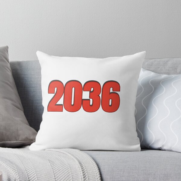 Item preview, 2036 Year Number Date Typography designed and sold by Rasheedaholik.