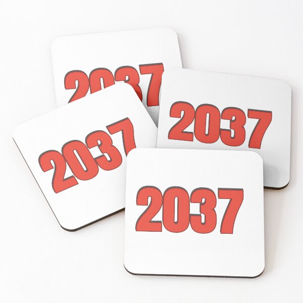 Item preview, 2037 Year Number Date Typography designed and sold by Rasheedaholik.