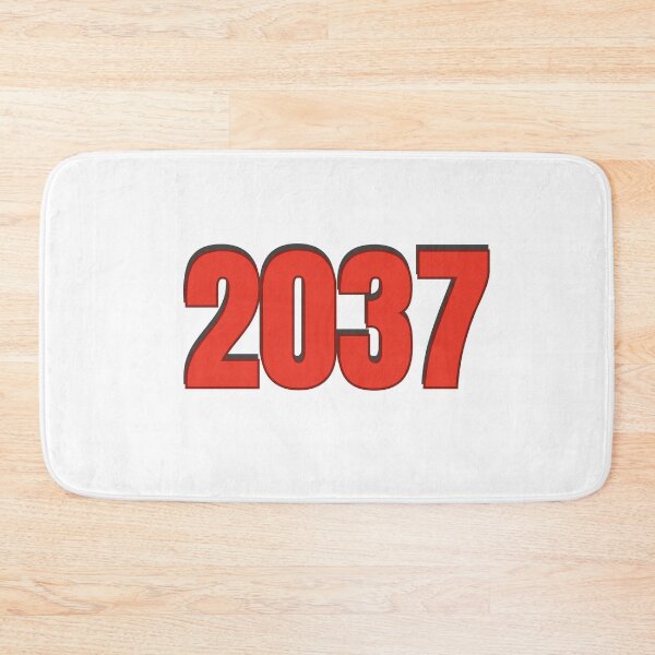Item preview, 2037 Year Number Date Typography designed and sold by Rasheedaholik.