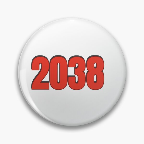 Item preview, 2038 Year Number Date Typography designed and sold by Rasheedaholik.