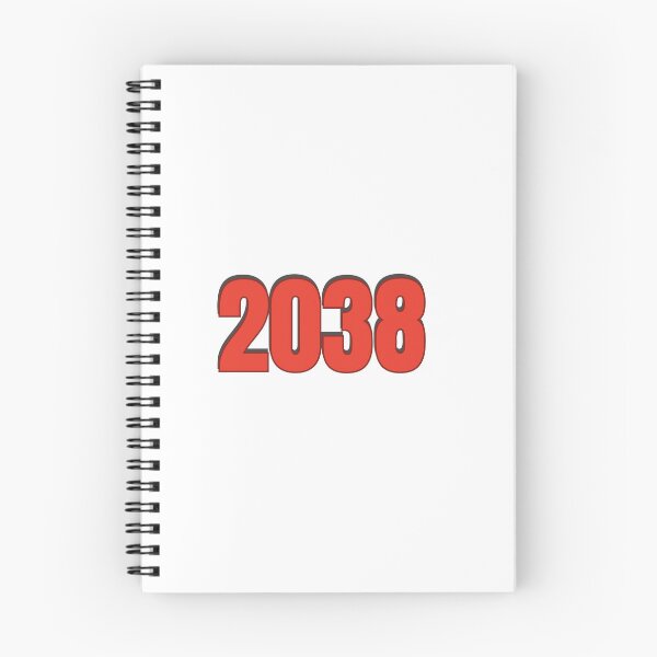 Item preview, 2038 Year Number Date Typography designed and sold by Rasheedaholik.