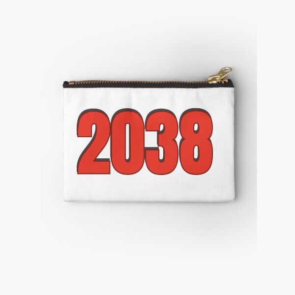 Item preview, 2038 Year Number Date Typography designed and sold by Rasheedaholik.