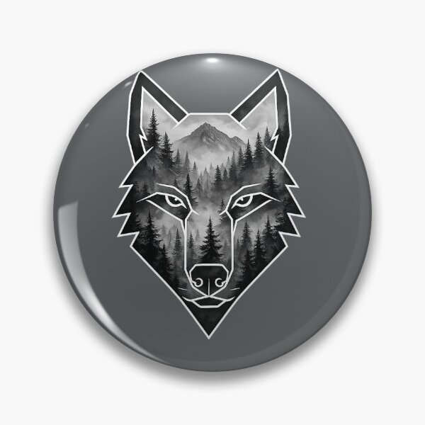 Item preview, Geo Wolf Head designed and sold by JEcollective.