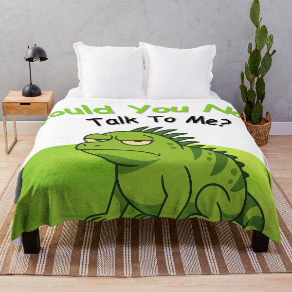 Item preview, Grumpy Iguana – Could You Not Talk To Me Funny Mood Design designed and sold by Vero De.