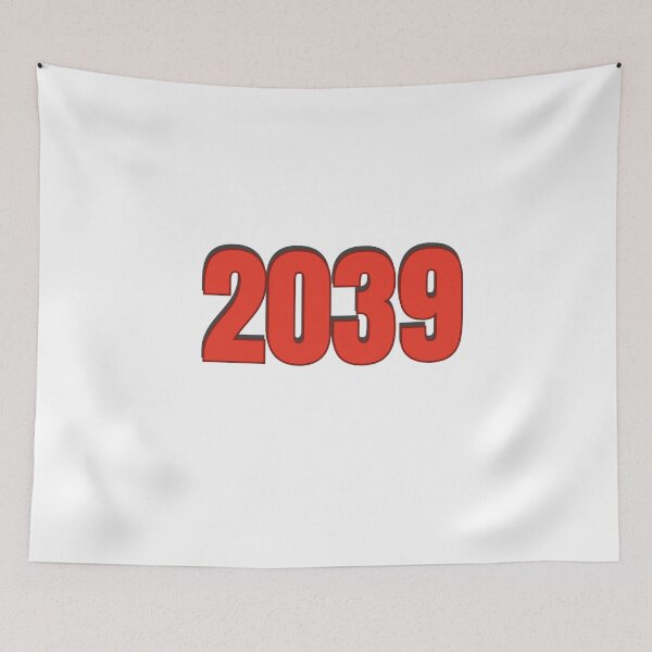 Item preview, 2039 Year Number Date Typography designed and sold by Rasheedaholik.
