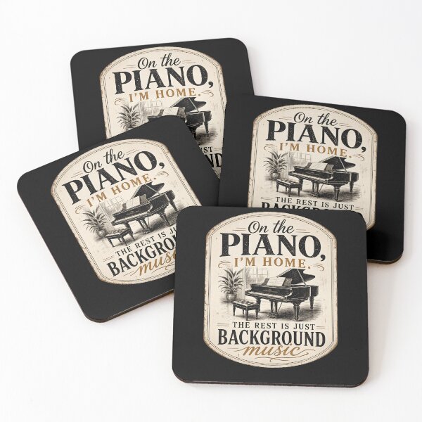 Item preview, On the piano, I’m home. The rest is just background music. designed and sold by FreshPixelArt.
