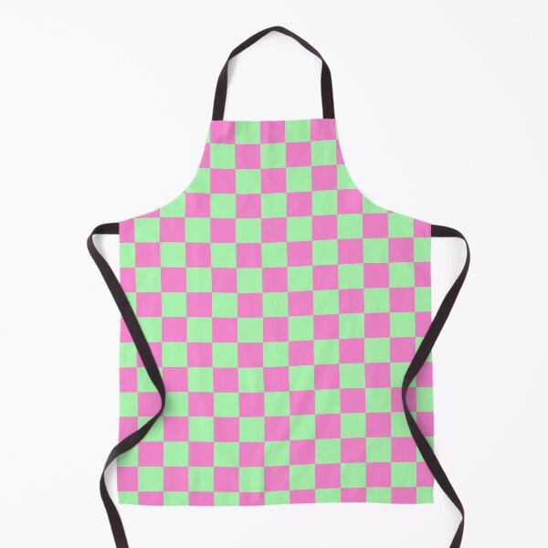 Item preview, Pink and green checkered pattern designed and sold by Suunart.