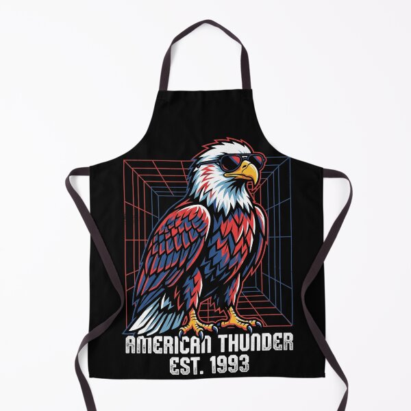 Item preview, Retro 90s American Thunder Eagle Synthwave designed and sold by TeNovaStudio.