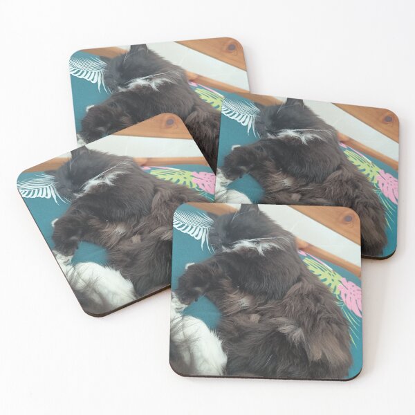 Item preview, Cozy Sleeping Fluffy Cat designed and sold by PhuongVoArt.