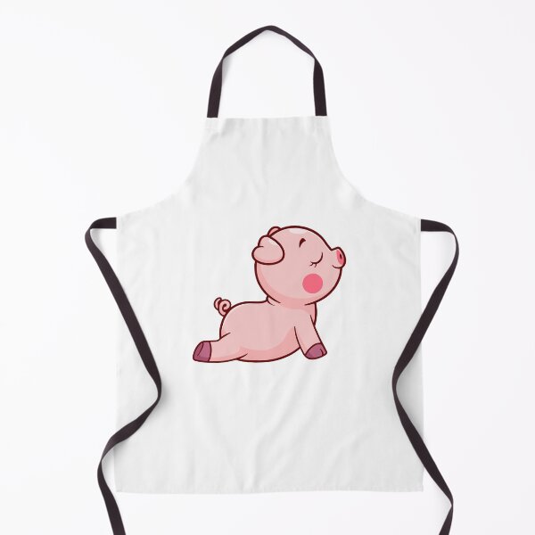 Item preview, Cute Cartoon Pig Doing Cobra Yoga Pose designed and sold by Yoshie Yoshie.