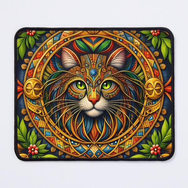 Item preview, Enlightened Mystical Guardian Cat designed and sold by TinCatOutPost.
