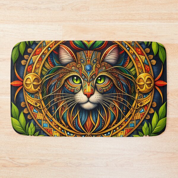Item preview, Enlightened Mystical Guardian Cat designed and sold by TinCatOutPost.