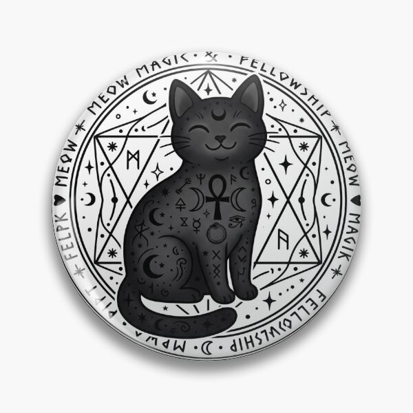 Item preview, Celestial Shadow Cat - Meow Magic Mystic Esoteric Art designed and sold by Spiritualwall.