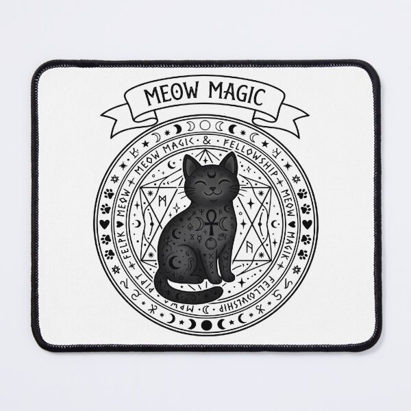 Item preview, Celestial Shadow Cat - Meow Magic Mystic Esoteric Art designed and sold by Spiritualwall.