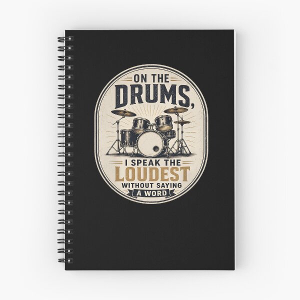 Item preview, On the drums, I speak the loudest without saying a word. designed and sold by FreshPixelArt.