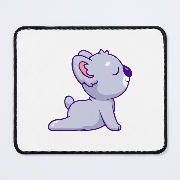 Item preview, Cute Cartoon Koala Doing Cobra Yoga Pose designed and sold by Yoshie Yoshie.