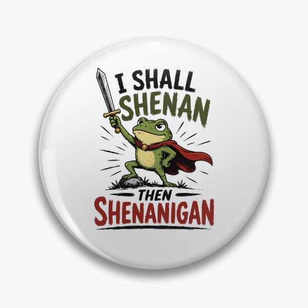 Item preview, I Shall Shenan Then Shenanigan  Funny Frog Warrior Shirt designed and sold by Zbixu.