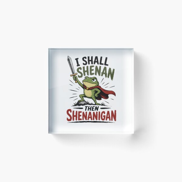 Item preview, I Shall Shenan Then Shenanigan  Funny Frog Warrior Shirt designed and sold by Zbixu.