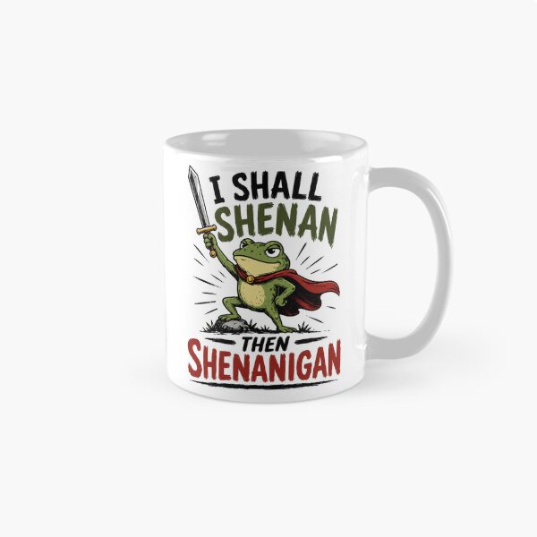 Item preview, I Shall Shenan Then Shenanigan  Funny Frog Warrior Shirt designed and sold by Zbixu.