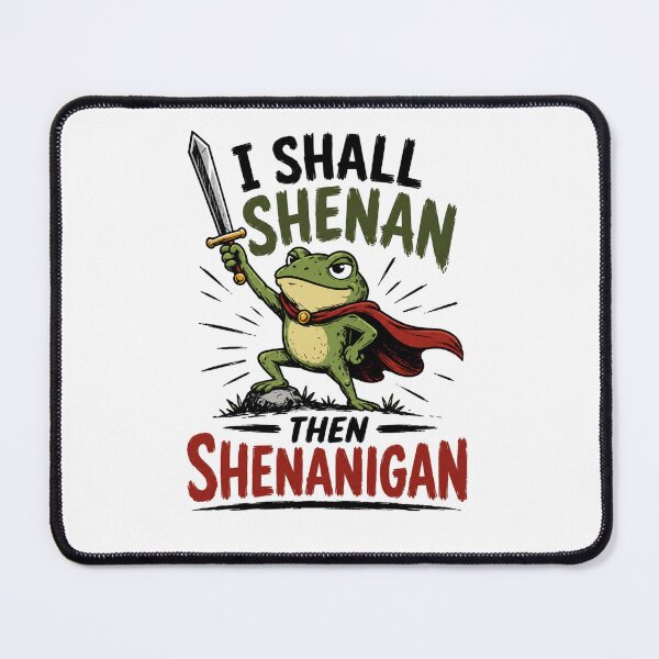 Item preview, I Shall Shenan Then Shenanigan Funny Frog Warrior Shirt designed and sold by Zbixu.