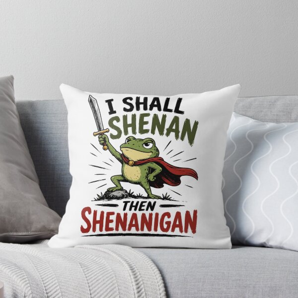 Item preview, I Shall Shenan Then Shenanigan  Funny Frog Warrior Shirt designed and sold by Zbixu.