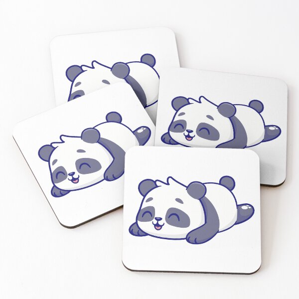 Item preview, Cute Happy Panda Bear Chilling Out designed and sold by Yoshie Yoshie.