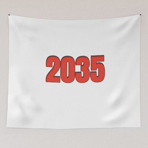 Item preview, 2035 year Number Date Typography designed and sold by Rasheedaholik.
